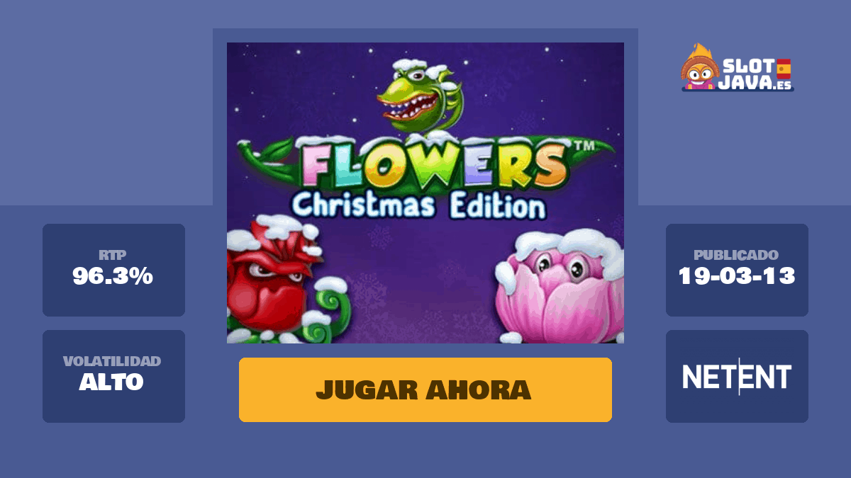 Flowers christmas edition slot machine