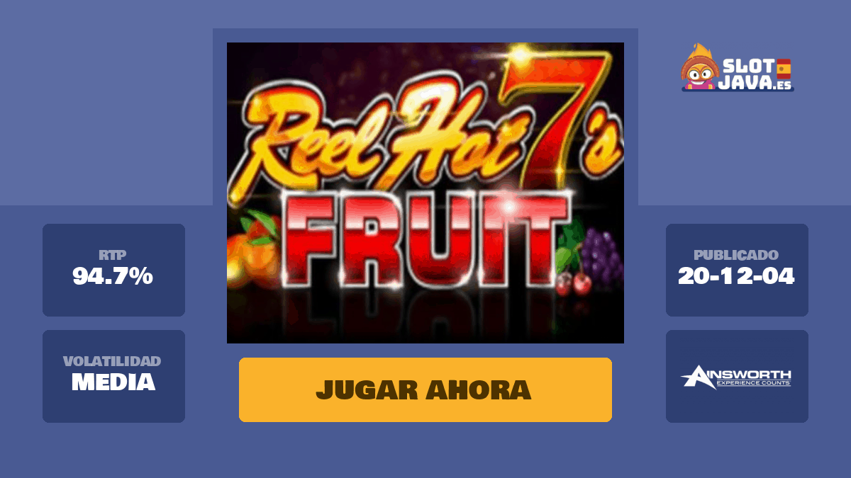 Reel Hot 7s Fruit