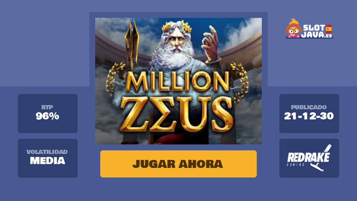 Million Zeus Tragaperras Online Juega Gratis En Slotjava