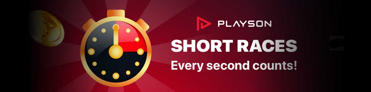 Playson Short Races ¡cada segundo cuenta!