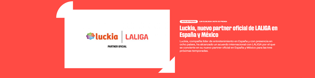 Casino Luckia Deportes patrocina LaLiga